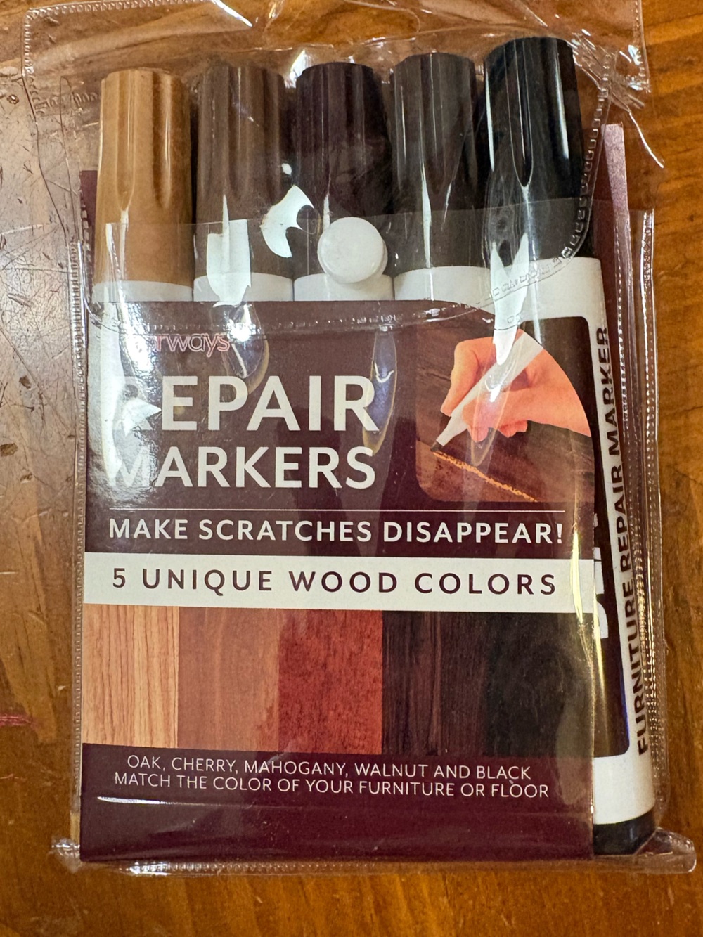 Repair Markers - 5 Wood Colors